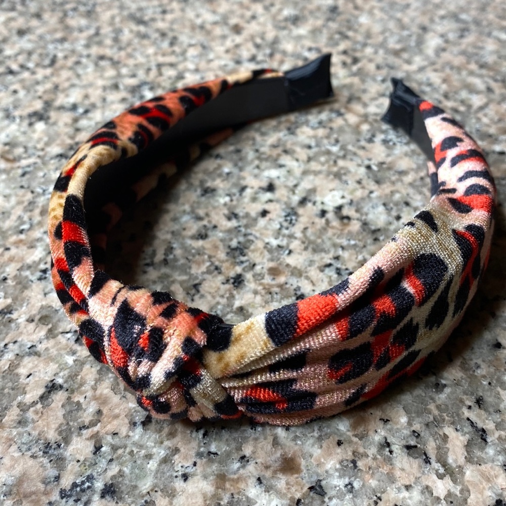 Leopard Print Knotted Headband
